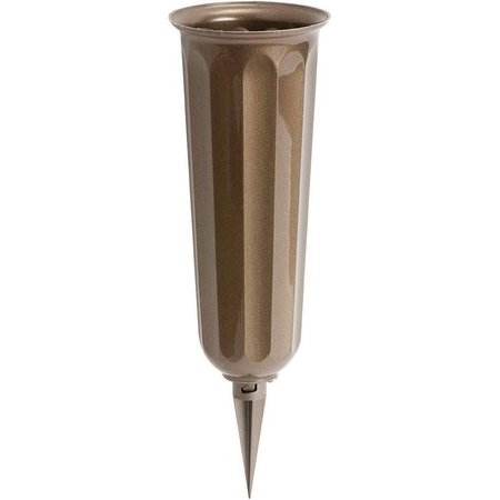 AFS 3" Plastic Cone - Round Bottom Vase: Bronze (case of 36) 5013